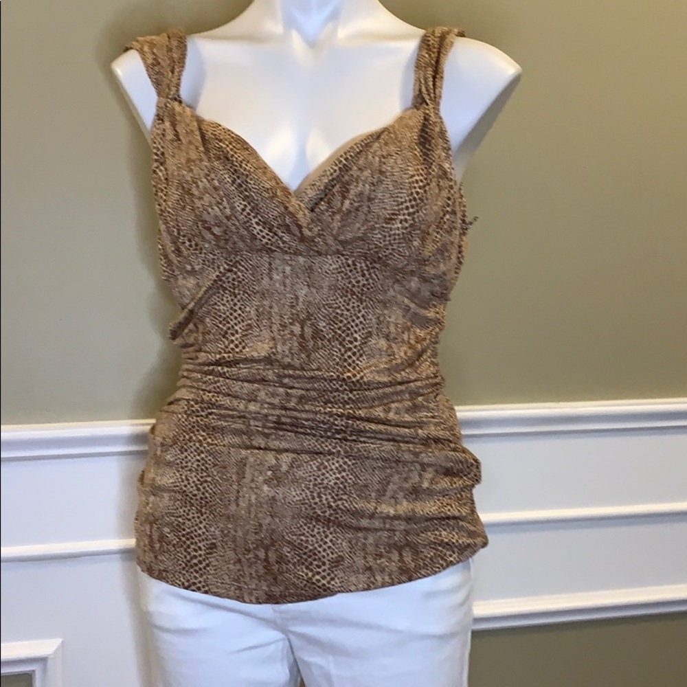 NWT. Snake printed blouse